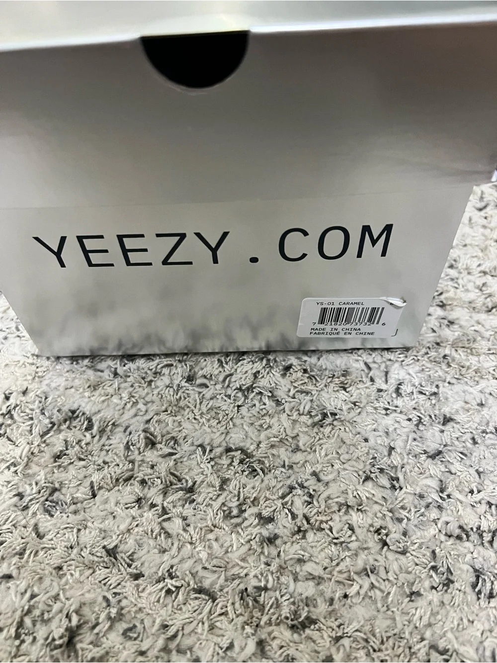 Yeezy Men’s Slide Sandals in Tan Brown